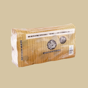 Standaard toiletrol | Recycled toiletpapier in zak