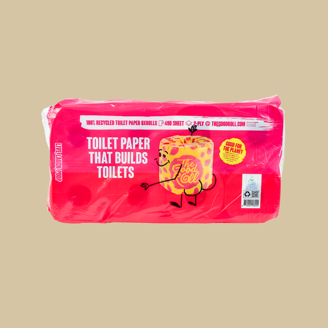 Standaard toiletrol | Recycled toiletpapier in zak